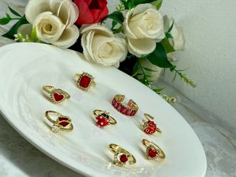 Beautiful Gold Bathing Rings