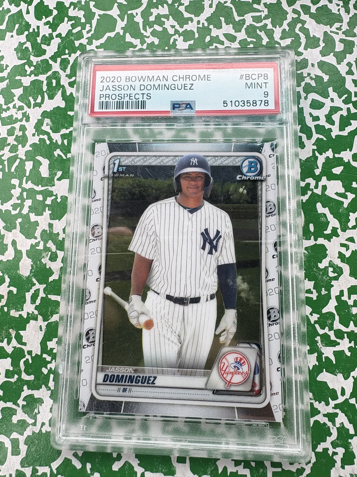 2020 Jasson Dominguez Bowman Chrome Rc. Psa 9