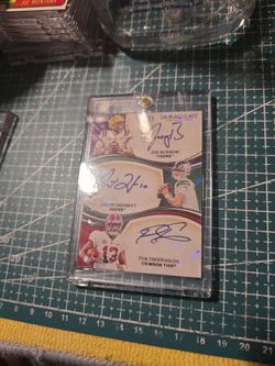 Immaculate Collections Tua, Justin and Joe Auto