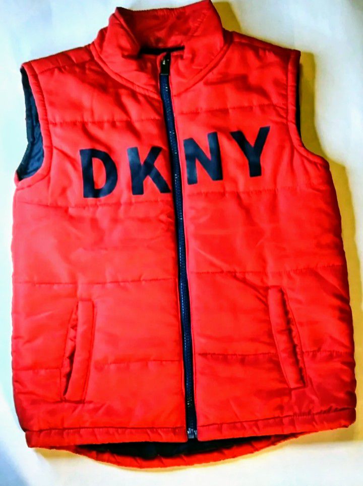 DKNY RED VEST FOR BOYS, SZ. 6