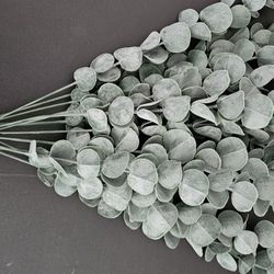 12pcs Artificial Eucalyptus Stems 18in tall