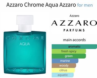  Azzaro Chrome Eau de Toilette - Fresh Aquatic Mens