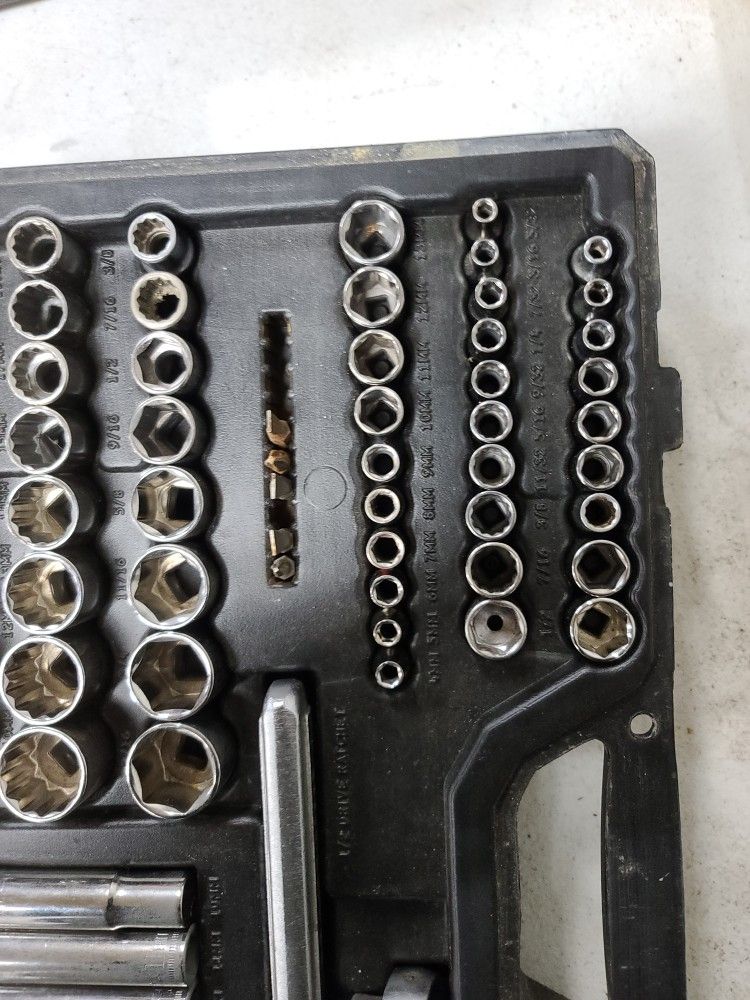 Craftsman Socket Set Half Inch 3/8r And Quarter Inch Drive for Sale in