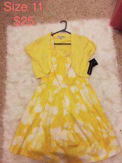 Yellow summer women's dress ( new)