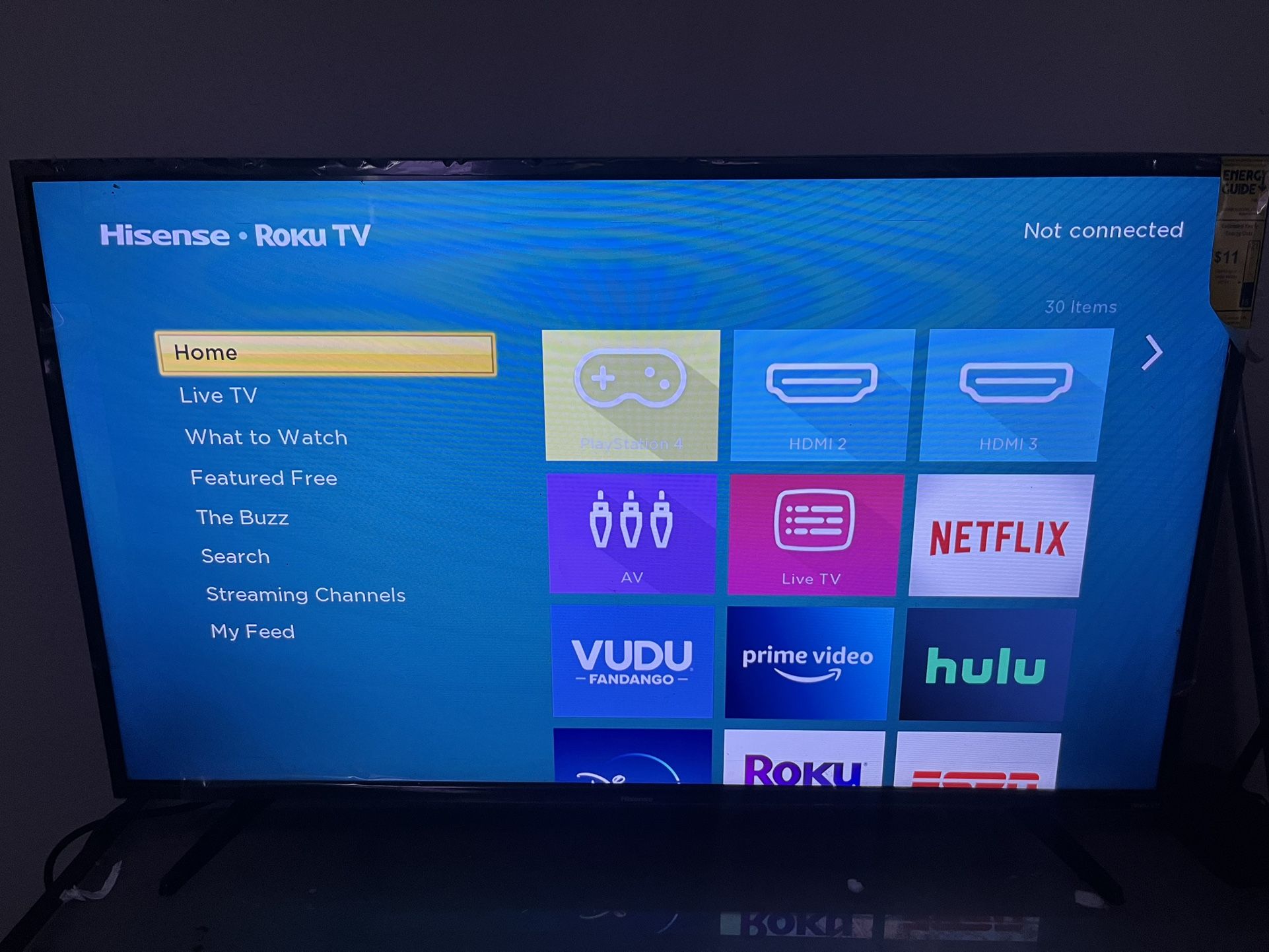 Hisense 40-Inch Class H4 Series LED Roku Smart TV 