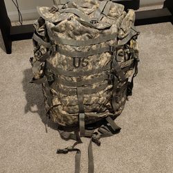 MOLLE II Large Rucksack with 2 Sustainment Pouches, Frame, and Waistbelt