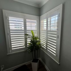 Plantation Shutters- FREE ESTIMATES & SAME DAY PRICING, Custom, Real Wood, Window Shutters, Treatments, Coverings. Persianas de Madera.