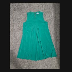 Calvin Klein Green Sleeveless Dress
