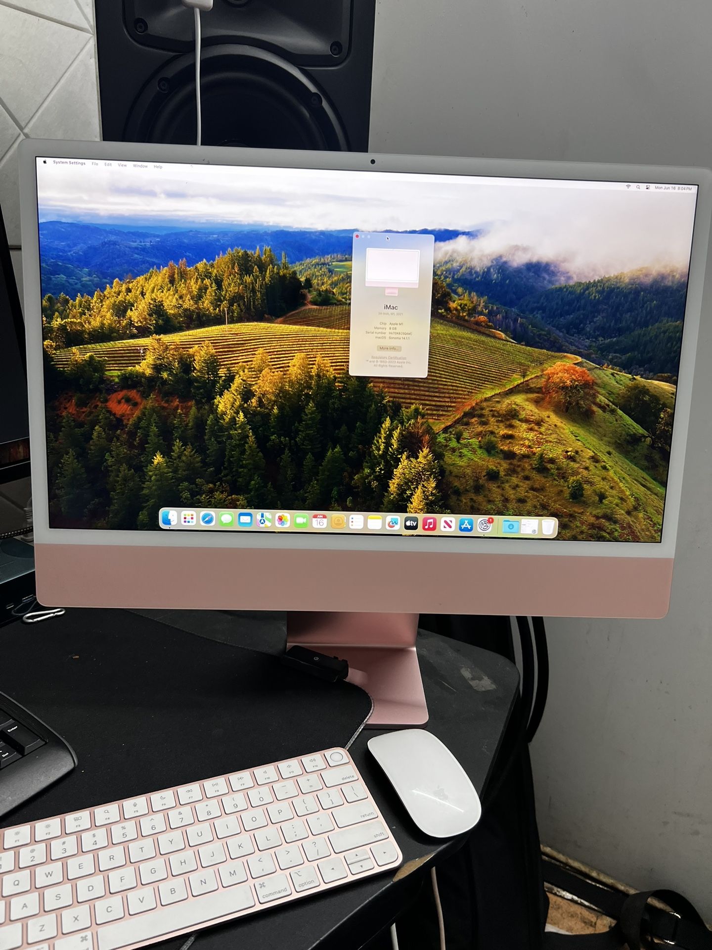 Pink 2021 Apple iMac 24” M1