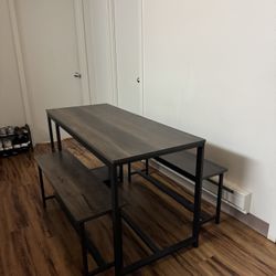 Dining Table With Benches