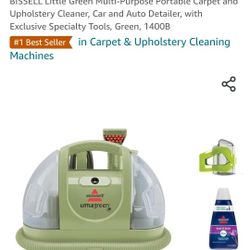 BISSELL Little Green Multi-Purpose Portable Carpet and Upholstery Cleaner