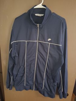 Nike Track Jacket Navy Blue Full Zip