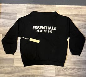 Fear of God Essentials Black Hoodie