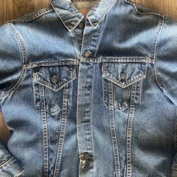 Vintage 70s Levi Strauss Distressed Denim Jacket