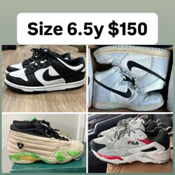 Nikes And Jordan’s Size 6.5y All For $150