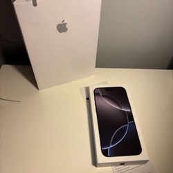 iPhone 16 Pro Max Black Titanium 