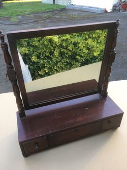 Price Cut - LOOK! - Antique Shaving Vanity - LOOK!