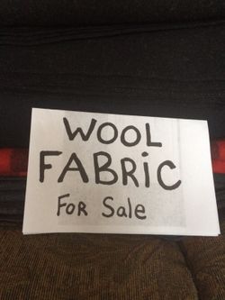 Wool fabric, yards and yards