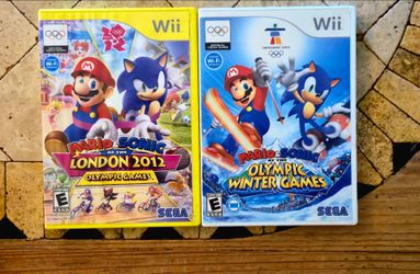 Nintendo Wii Mario & Sonic Olympic Games Bundle - 2 Games. Check My Listings For More Games