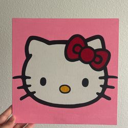 Hello Kitty Canvas outlets Painting