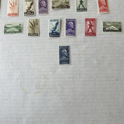 Italian African Orientale Short Stamp Group Of China 13