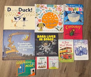 Toddler & Preschool Children's Book Bundle - 10 Board Books & Hardcovers (Goodnight Moon, Corduroy, more!)