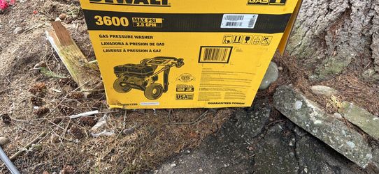Dewalt pressure washer 3600 new