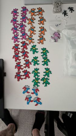 Grateful Dead Bear Earrings