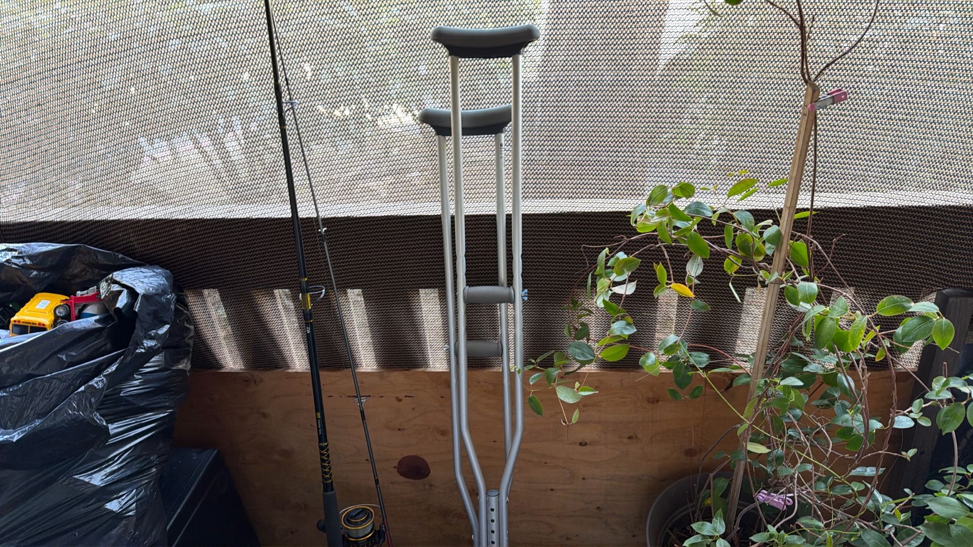 Crutches. Used One Time