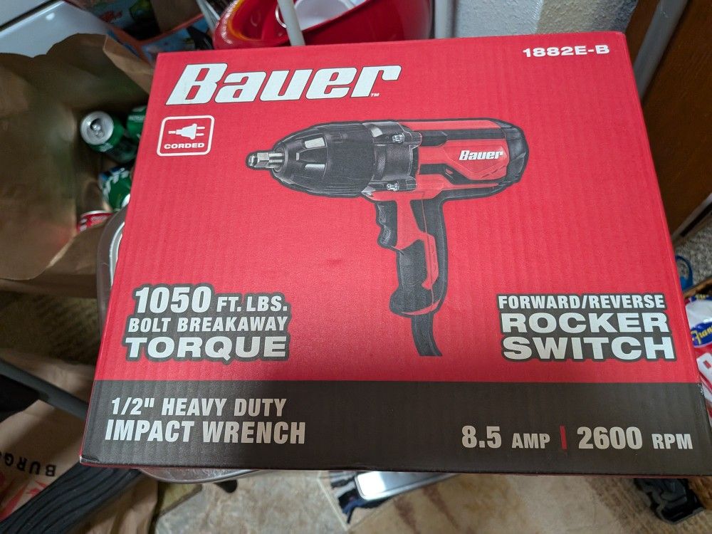 Bauer Heavy Duty Impact Wrench CORDED