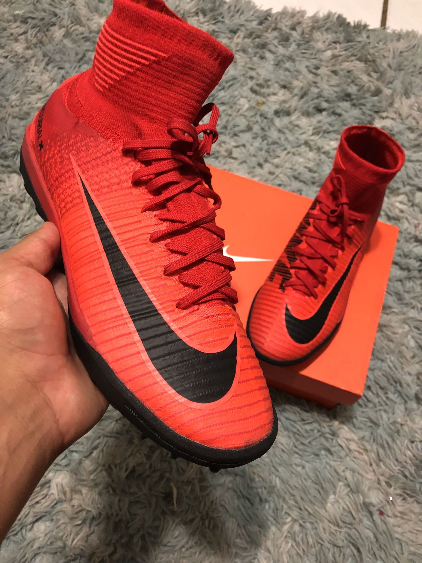 Mercurial X indoor soccer shoes Tacos de futbol