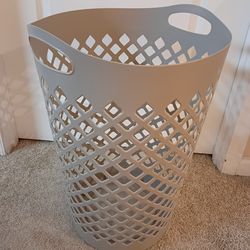 2.2bu Flexible Laundry Hamper Gray - Brightroom
24"HX16"D, 14"D, 12"D