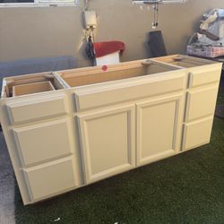 Bathroom Sink and Cabinets
