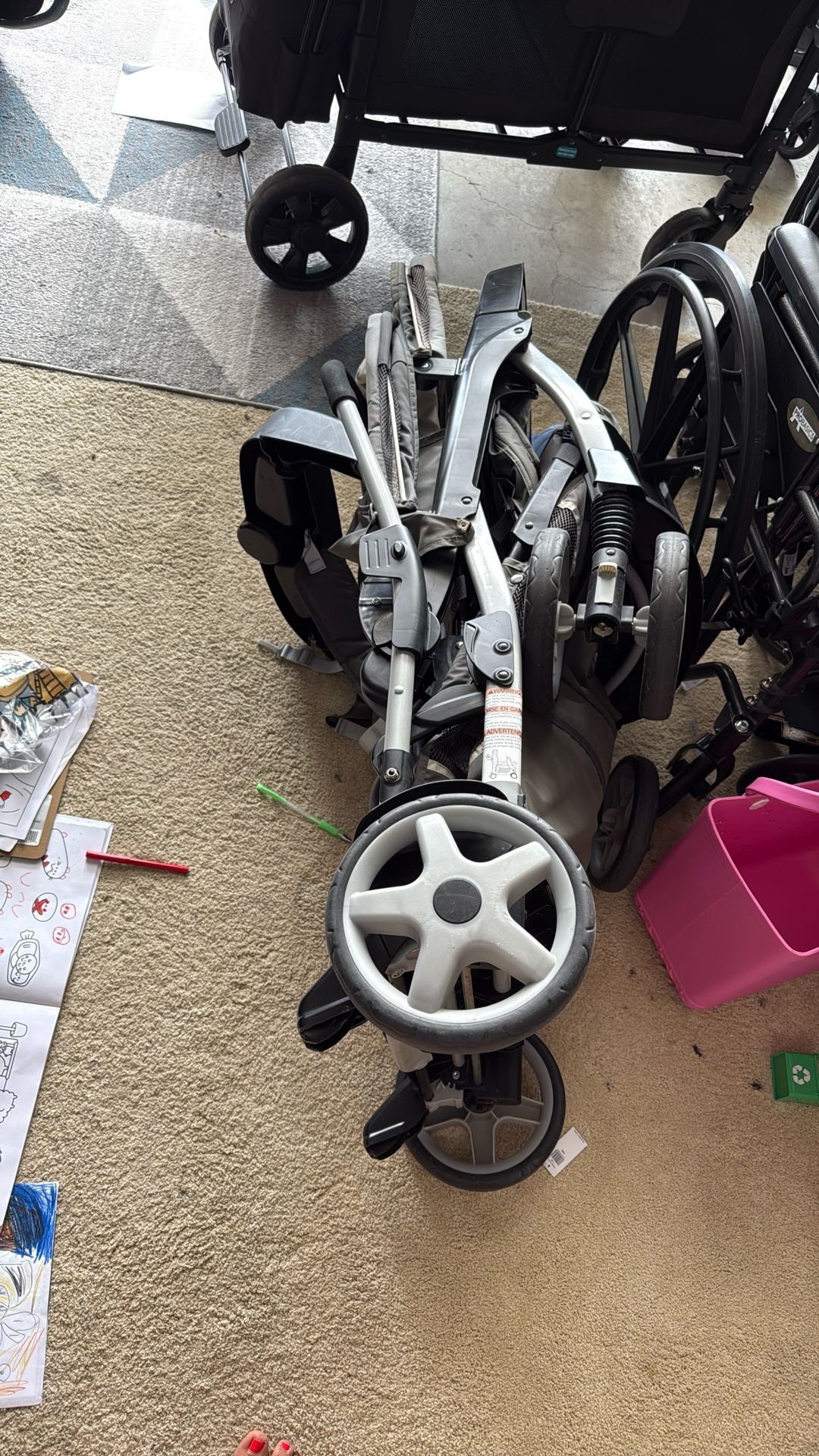 Free Graco Front To Back Double Stroller