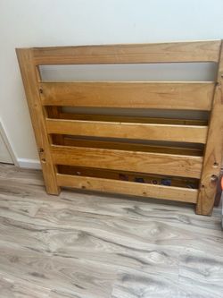 Single Pine Bed with Mattress included