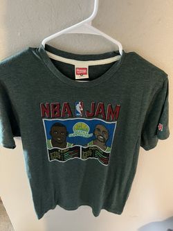 NBA  JAMS Seattle Super Sonics T shirt Size Small Made By Homage 