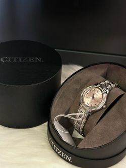 Citizen Eco-Drive Women's Watch with Crystal Bezel