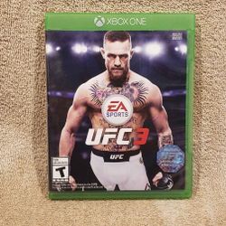 UFC 3 (2018 XB1) MMA MIXED MARTIAL ARTS ULTIMATE FIGHTING CONNOR MCGREGOR MICROSOFT XBOX ONE 1 XB1