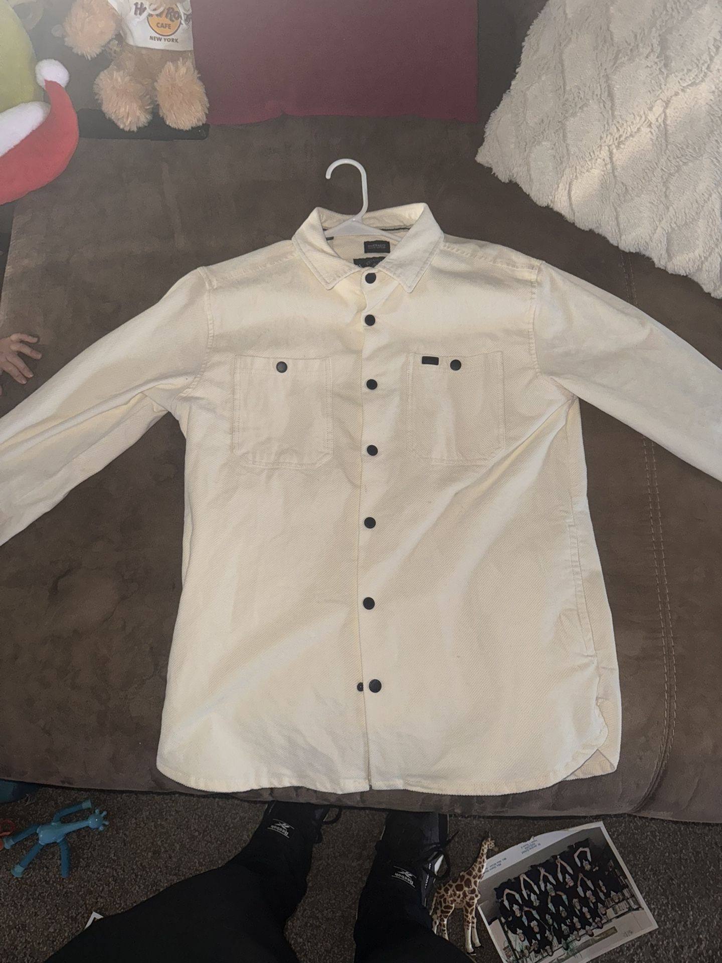 Buffalo Off White Corduroy Jacket S. Medium