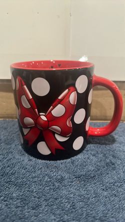 Disney Minnie Mouse Polka Dot Ceramic Mug