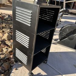 Black metal Shelf/Cart