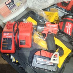 Firm Price🛑 Milwaukee M18 FUEL 1/2" Mid-torque Impact. Used Good" 3.0 Batt&Charger. Precio Firme 🛑