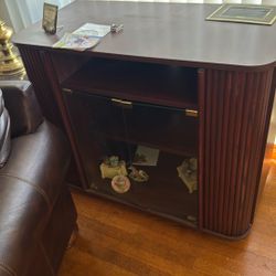 Wooden Entertain Center 
