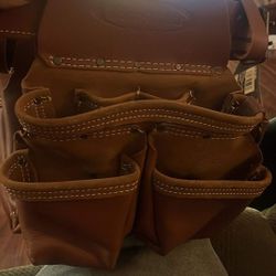 Leather tool belt