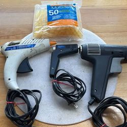 Lot of 3 Hot Glue Guns and 50-Count Multi-Temp Glue Sticks