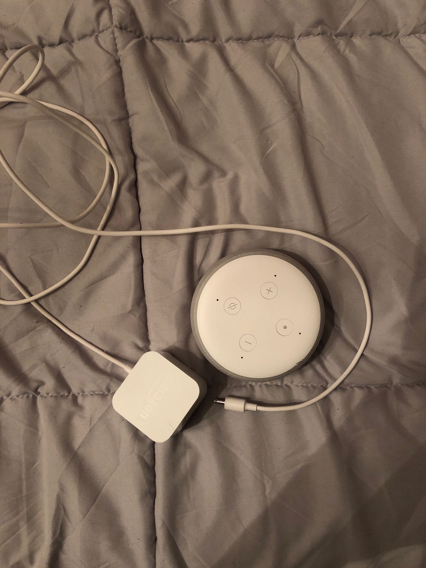 Brand new Alexa Dot and charging cable. Never used