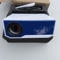 Native 1080P 18000 Lumen 4K Supported Projector with wif and bluetooth, Bedroom Outdoor Indoor Projector Compatible with Smartphone, HDMI, USB, AV, Fi