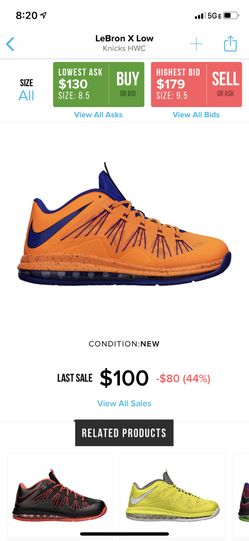 LeBrons size 10 Gator Colors Only $45