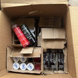 lot of new age candles 