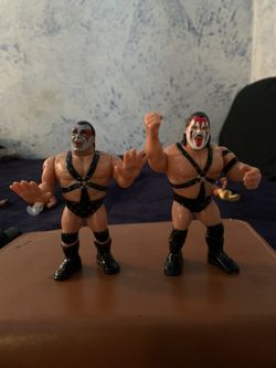 Vintage 1991 Hasbro Titan Sports WWF Wrestling Demolition Ax & Smash Duo